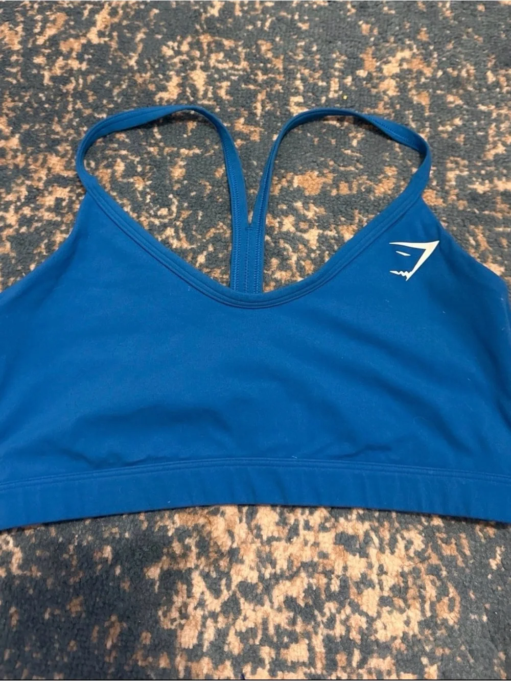 Gymshark Royal Blue Strappy Racerback Sports Bra